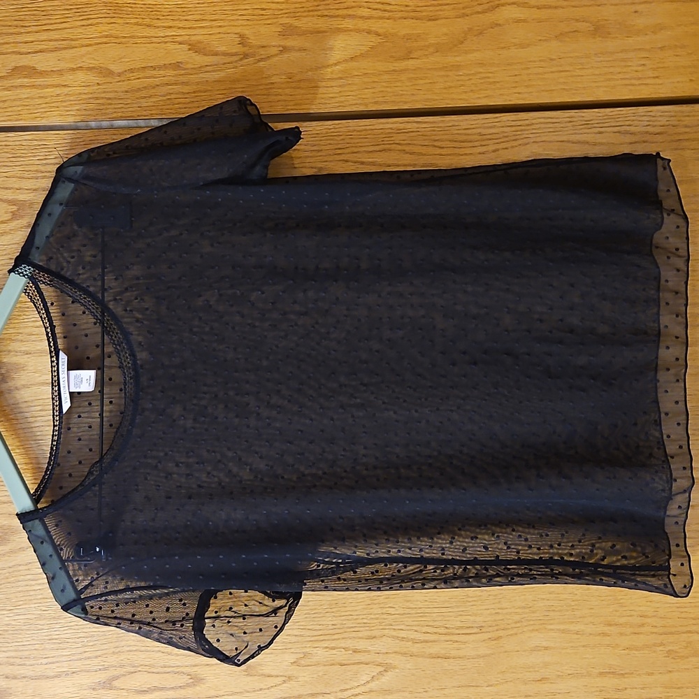 Victoria's Secret Sheer Black Top